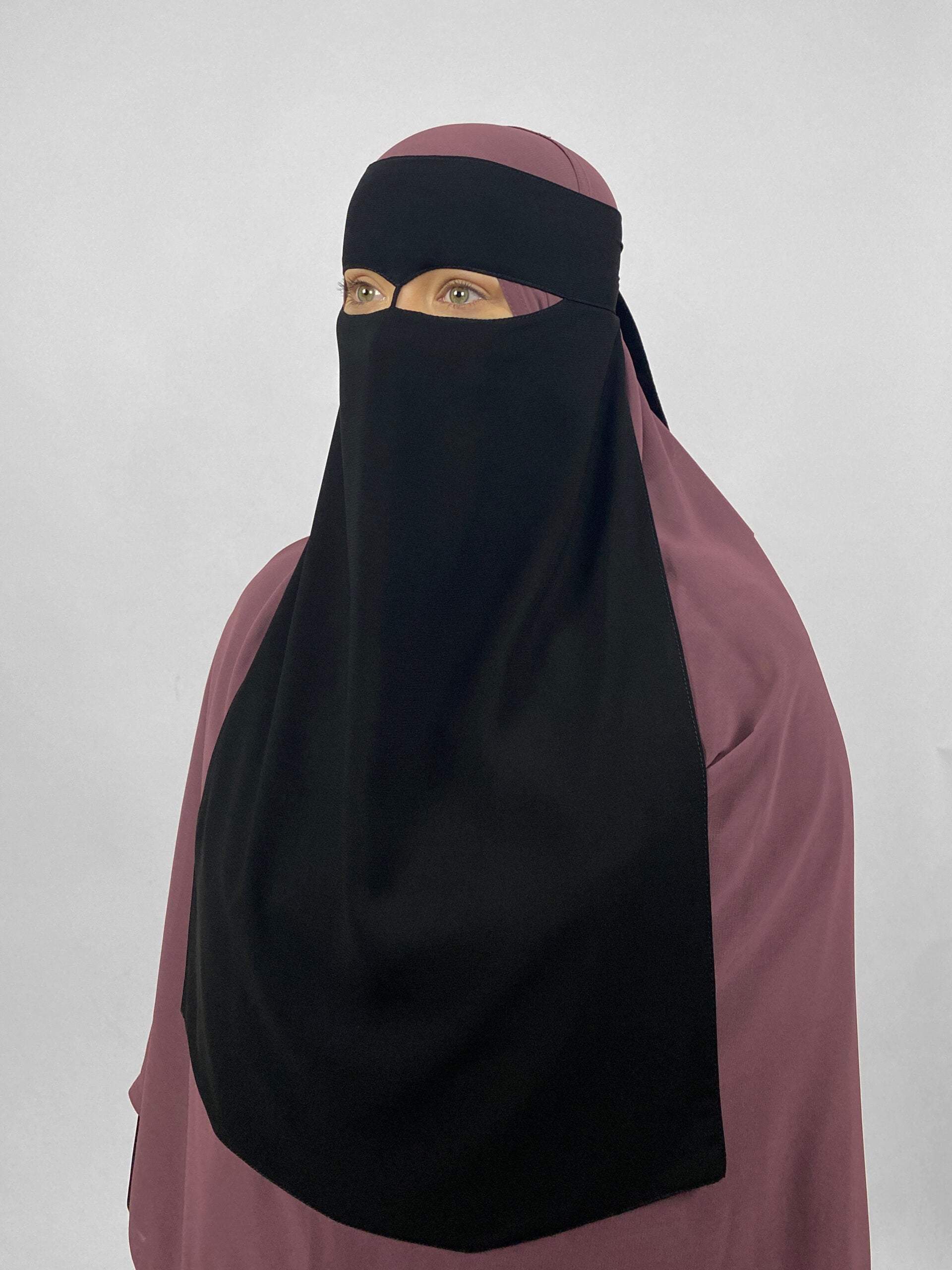 24" Widows Peak AKA Eagle Eye Nose String Niqab
