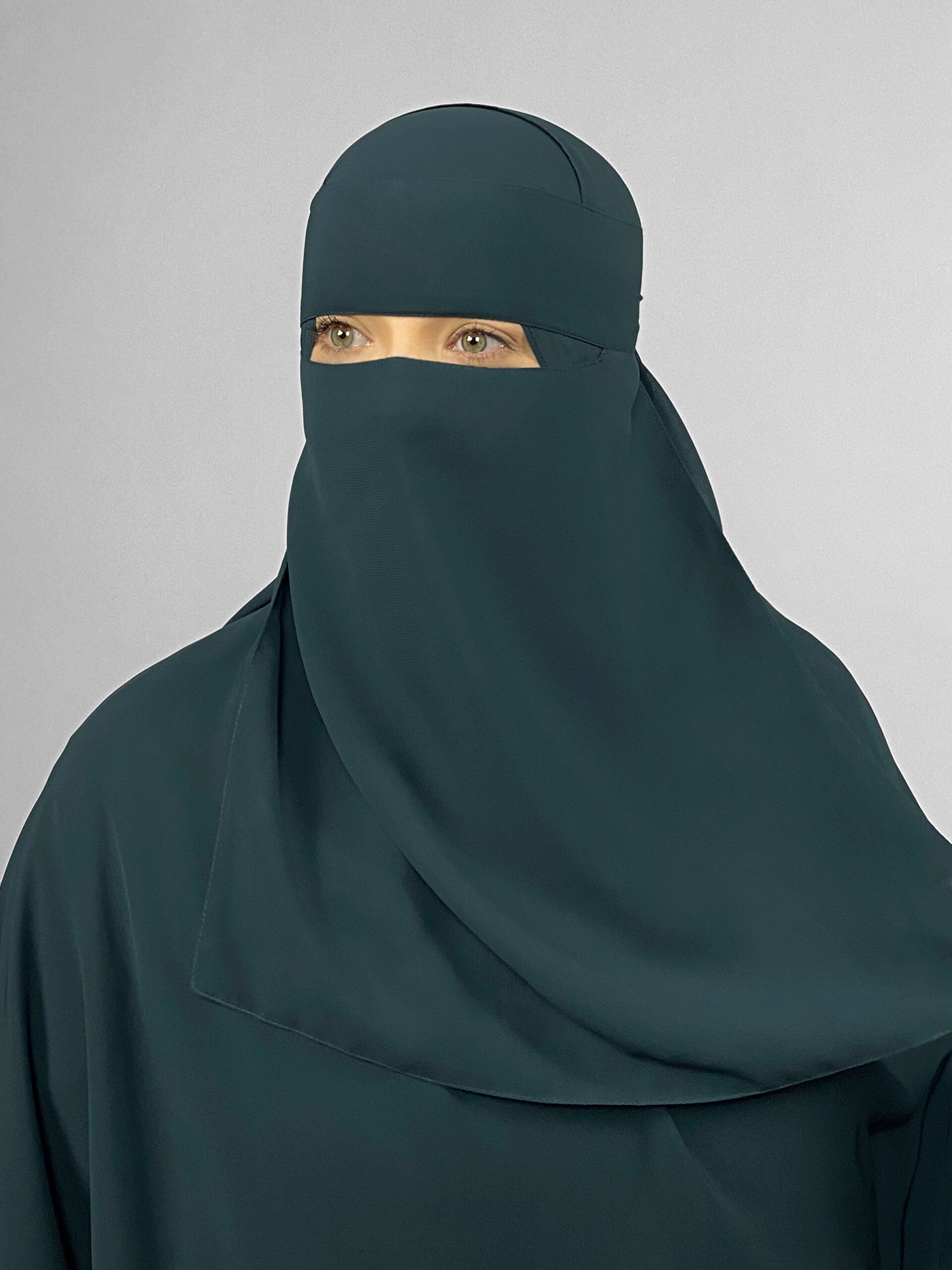 Medium 1 Layer Niqab | No-Pinch