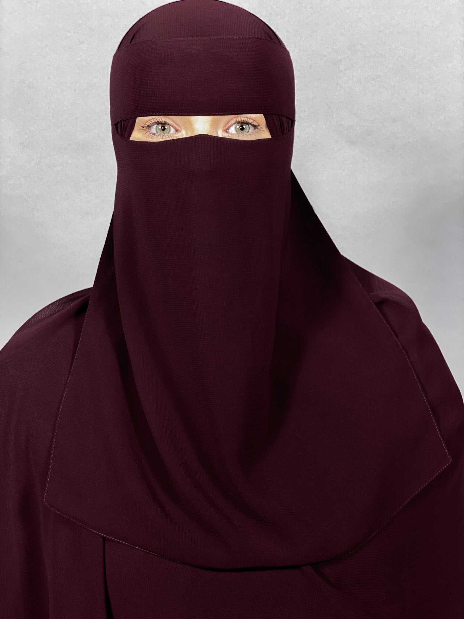 Medium 1 Layer Niqab | No-Pinch