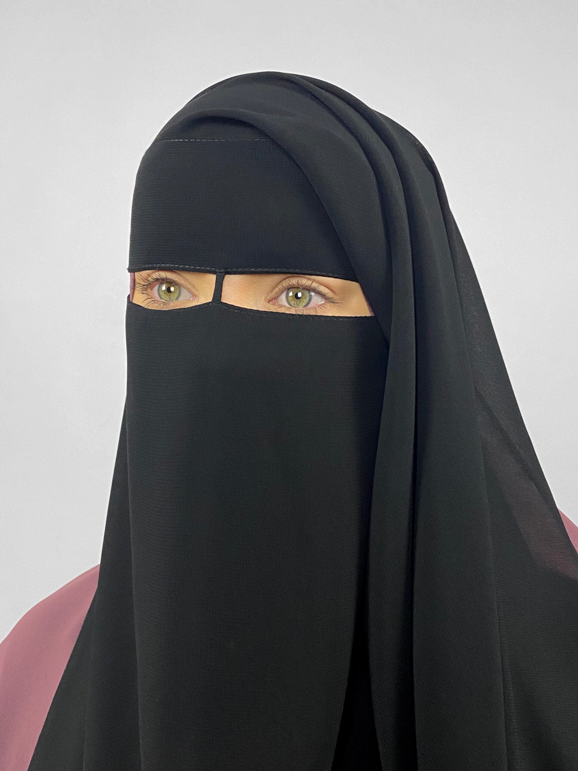 Long 3 Layer Diamond Niqab | Nose String