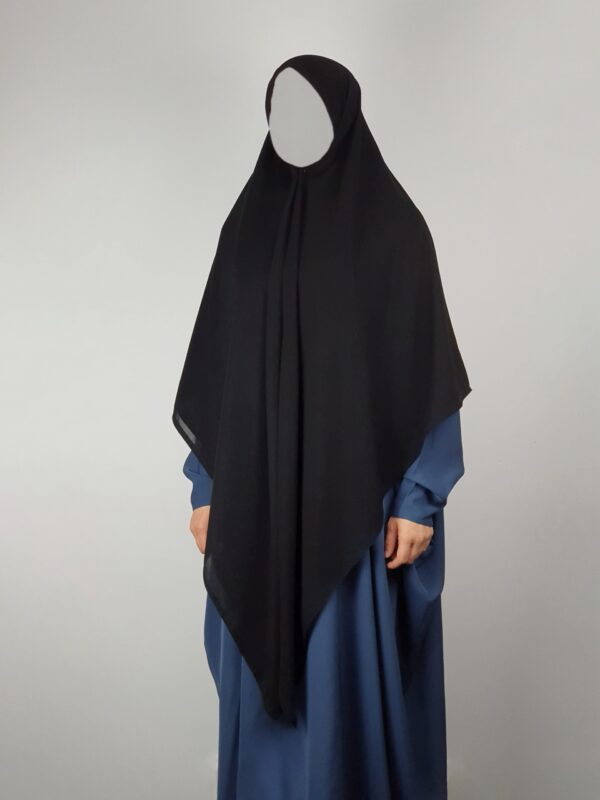Maxi Square Hijab | Extra Large | Black