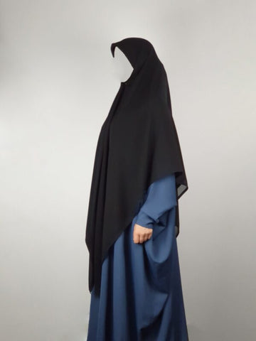 Maxi Square Hijab | Extra Large | Black