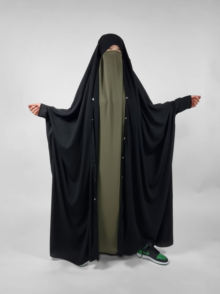 Front Buttoned Jilbab | Matte