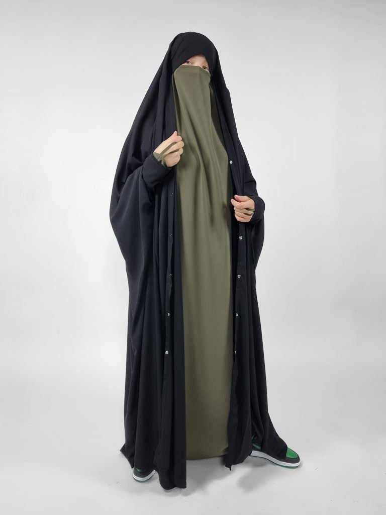 Front Buttoned Jilbab | Matte