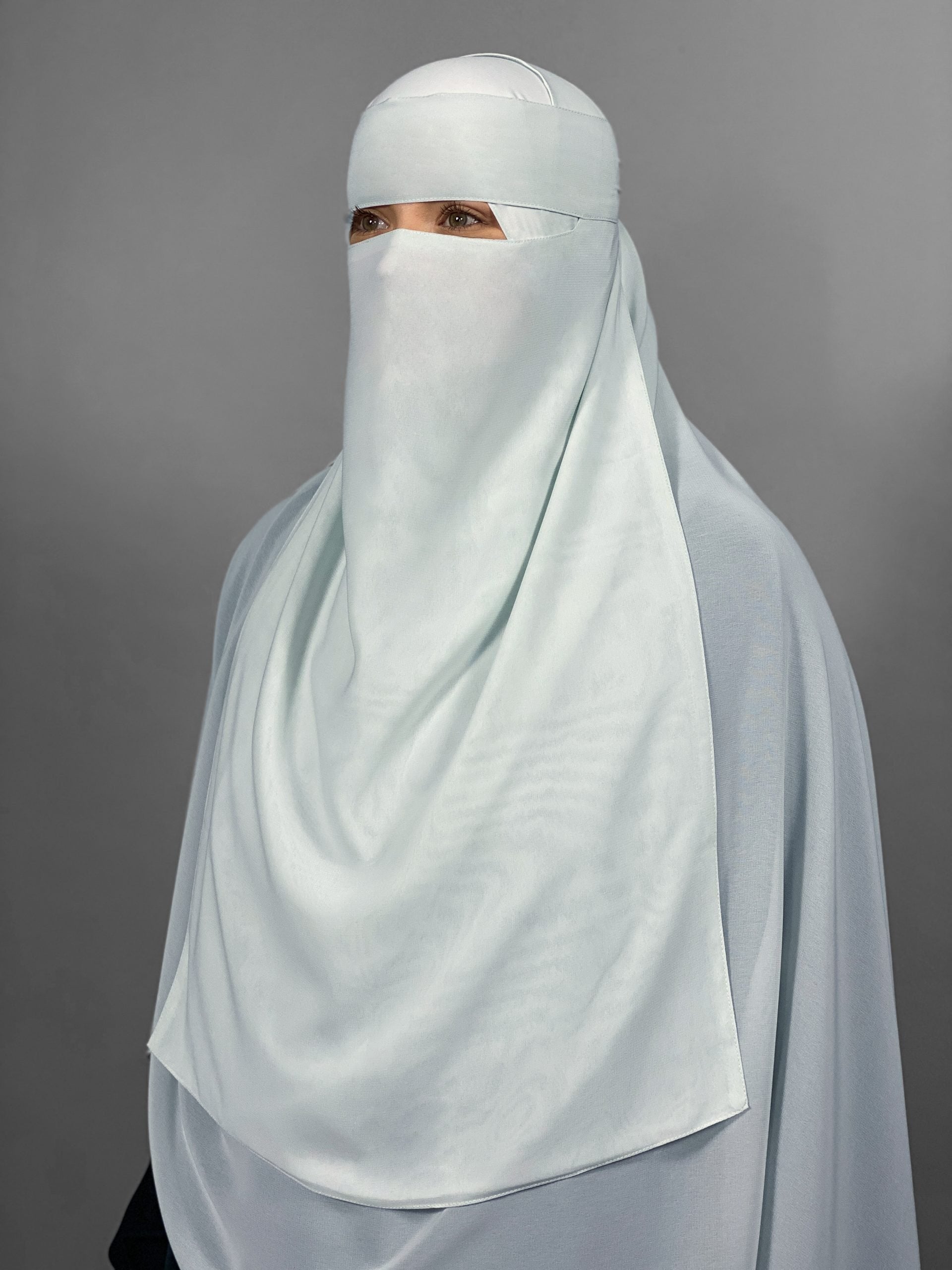 Extra Long 24" Niqab | 1 Layer | No Pinch