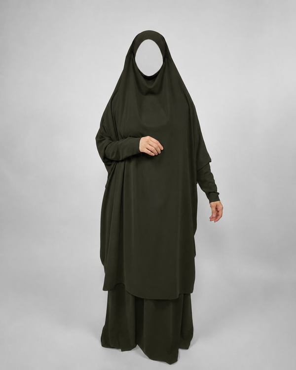 Classic Butterfly Abaya | Emerald Noir