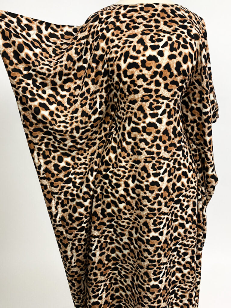 Baati with waist belt | Kaftan | Meksi | Leopard Print