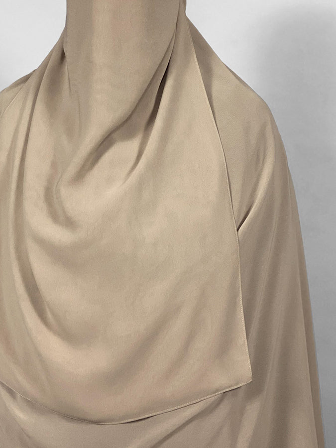 Long Rectangular 2 Layer Niqab | Nose String