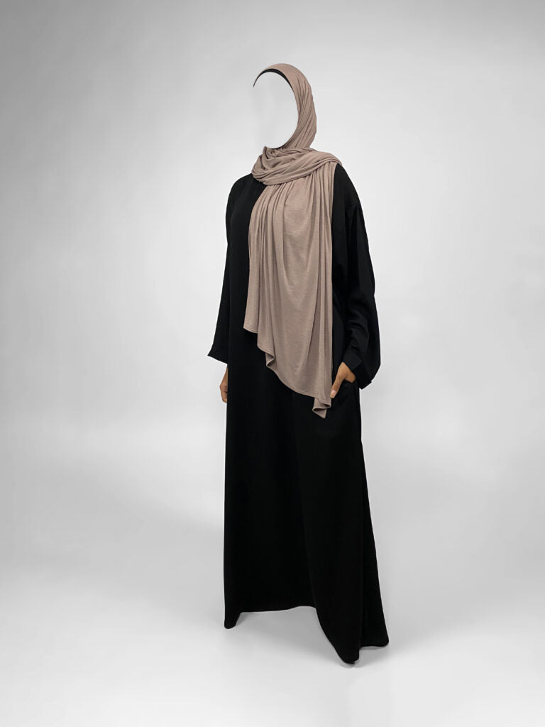 Essential Oversized Abaya | Loose Folded Sleeve | Matte