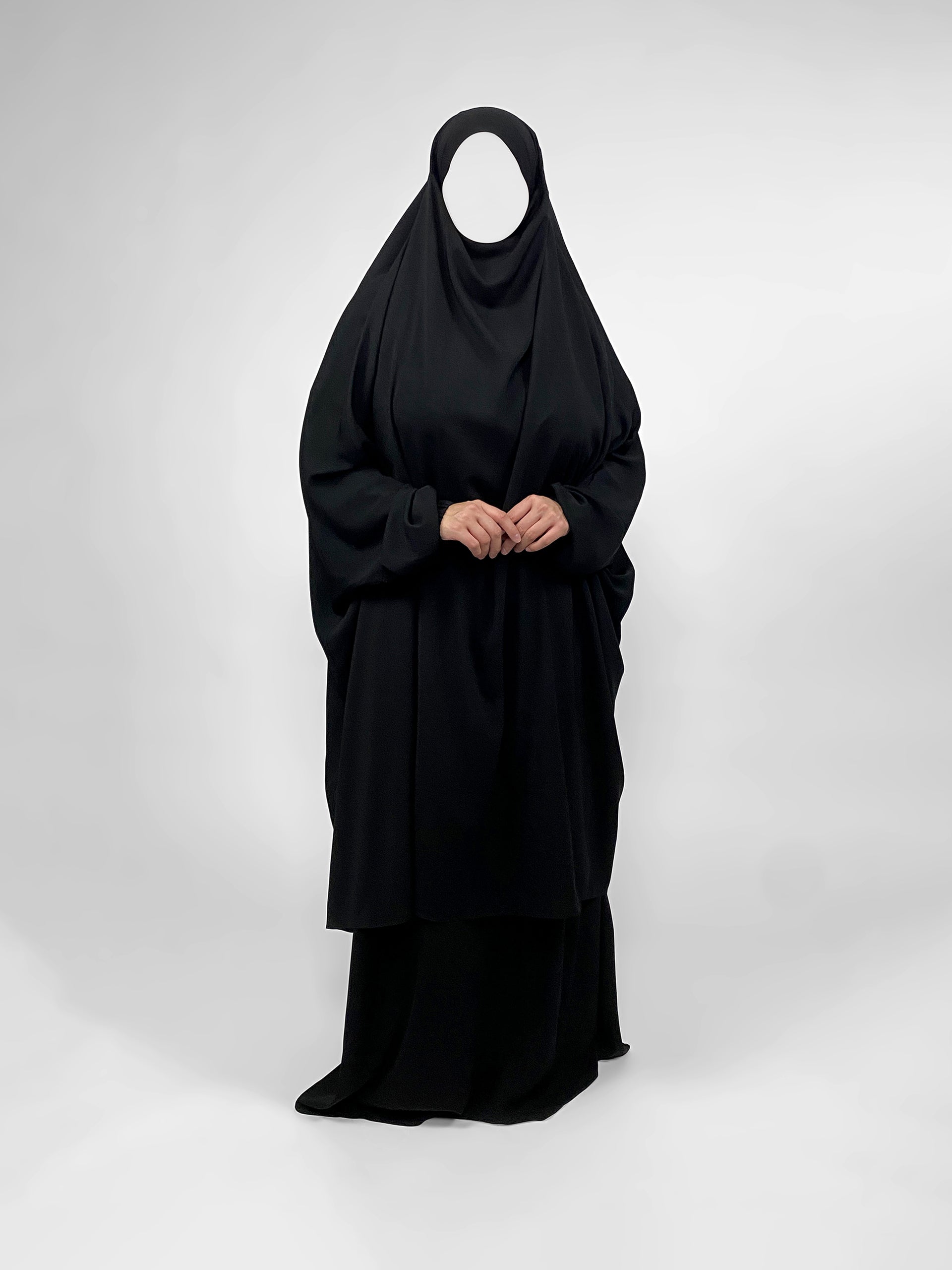 Matte 2 Piece Jilbab | Elastic Cuff