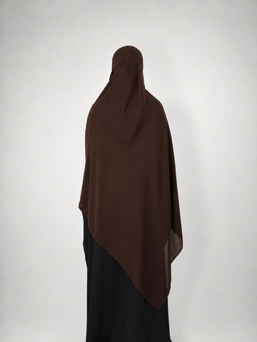 Large Maxi Hijab - Brown