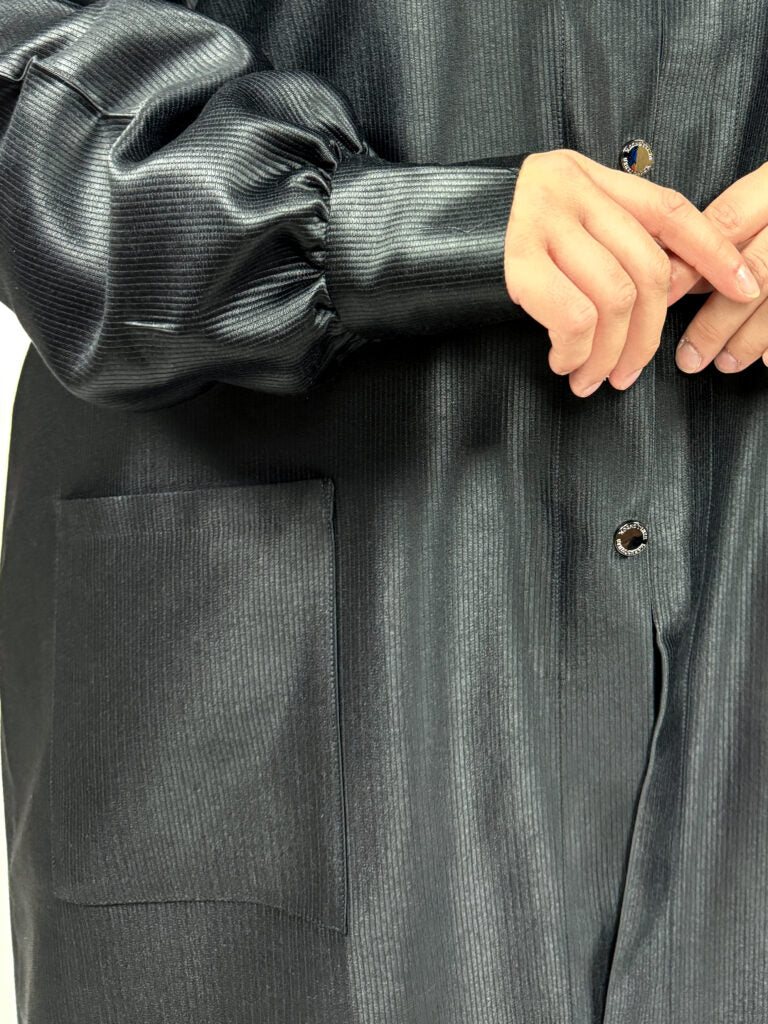 Thick Abaya Coat | Buttons