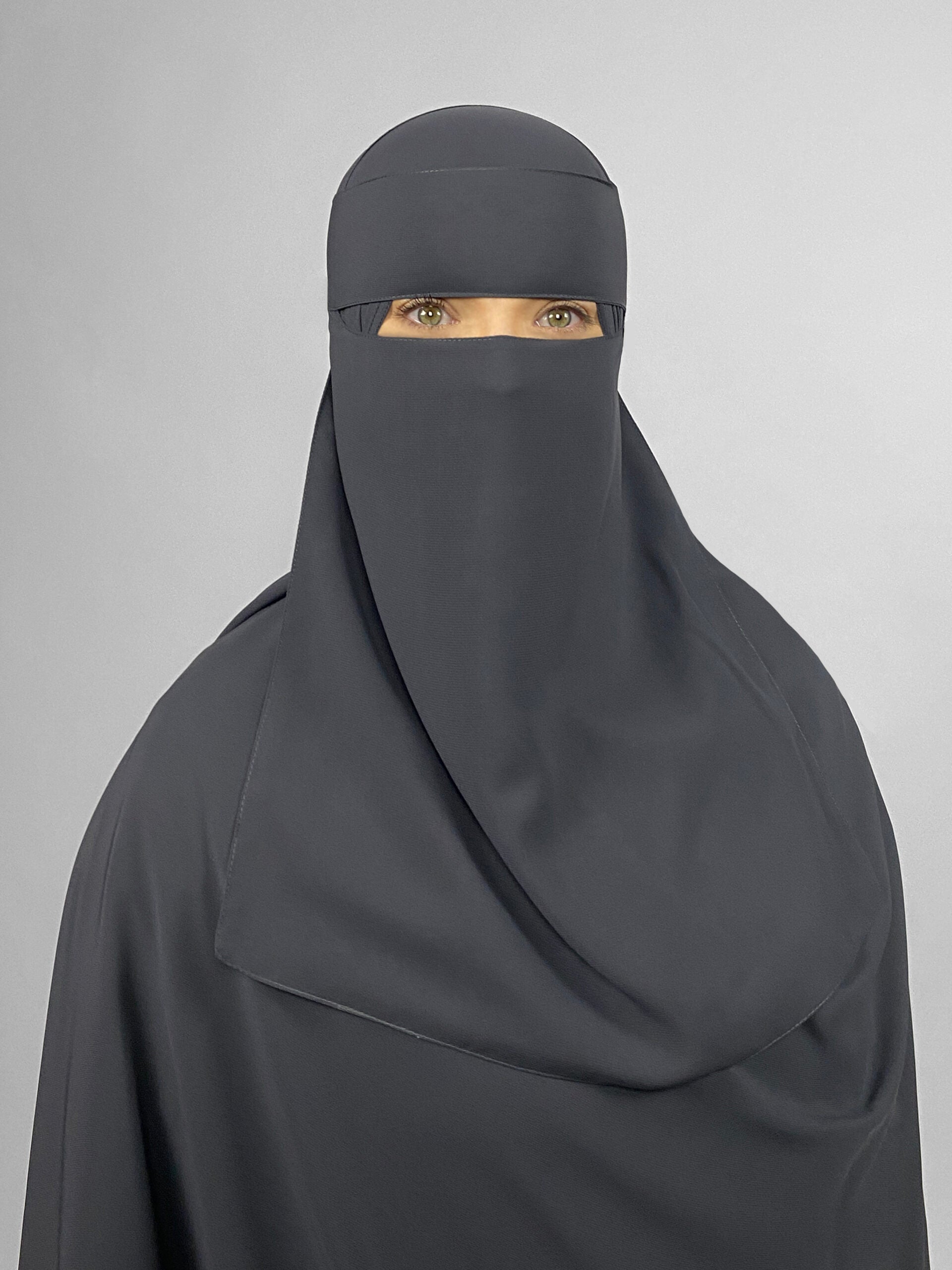 Medium 1 Layer Niqab | No-Pinch