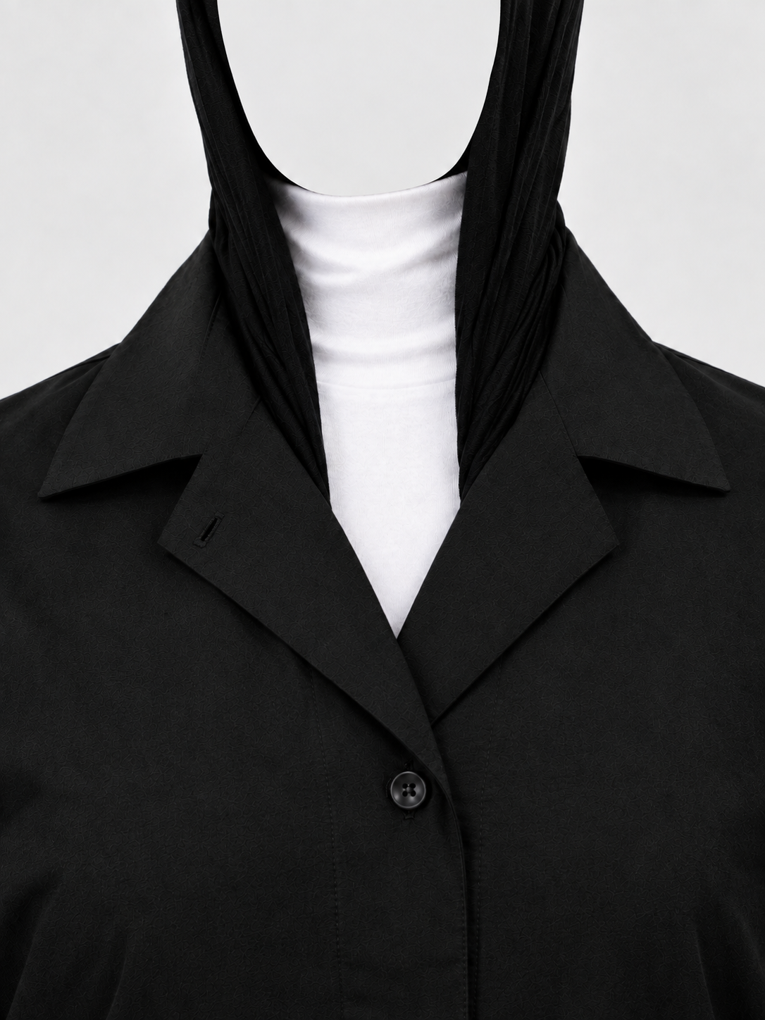 Cotton Modest Co-Ord Set | Shirt Style Abaya with Wide Leg Palazzo Trousers