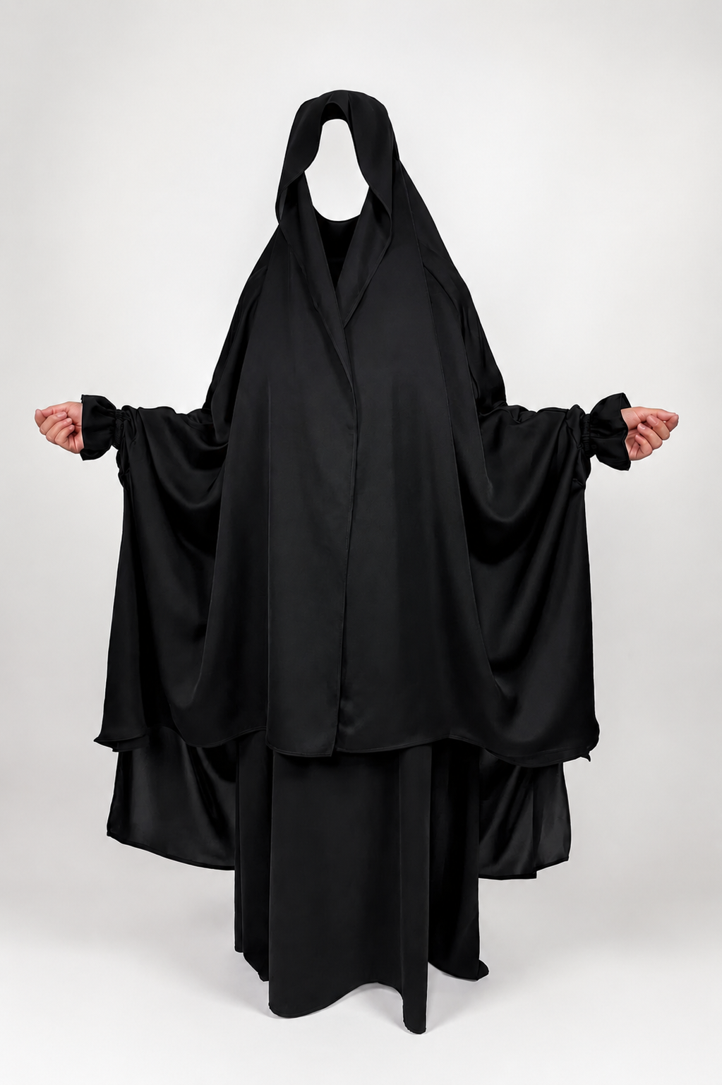 The Concealed Jilbab Top ONLY | Waterfall Style Jilbab with Flap