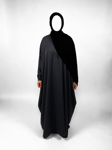 Classic Butterfly Abaya | Charcoal