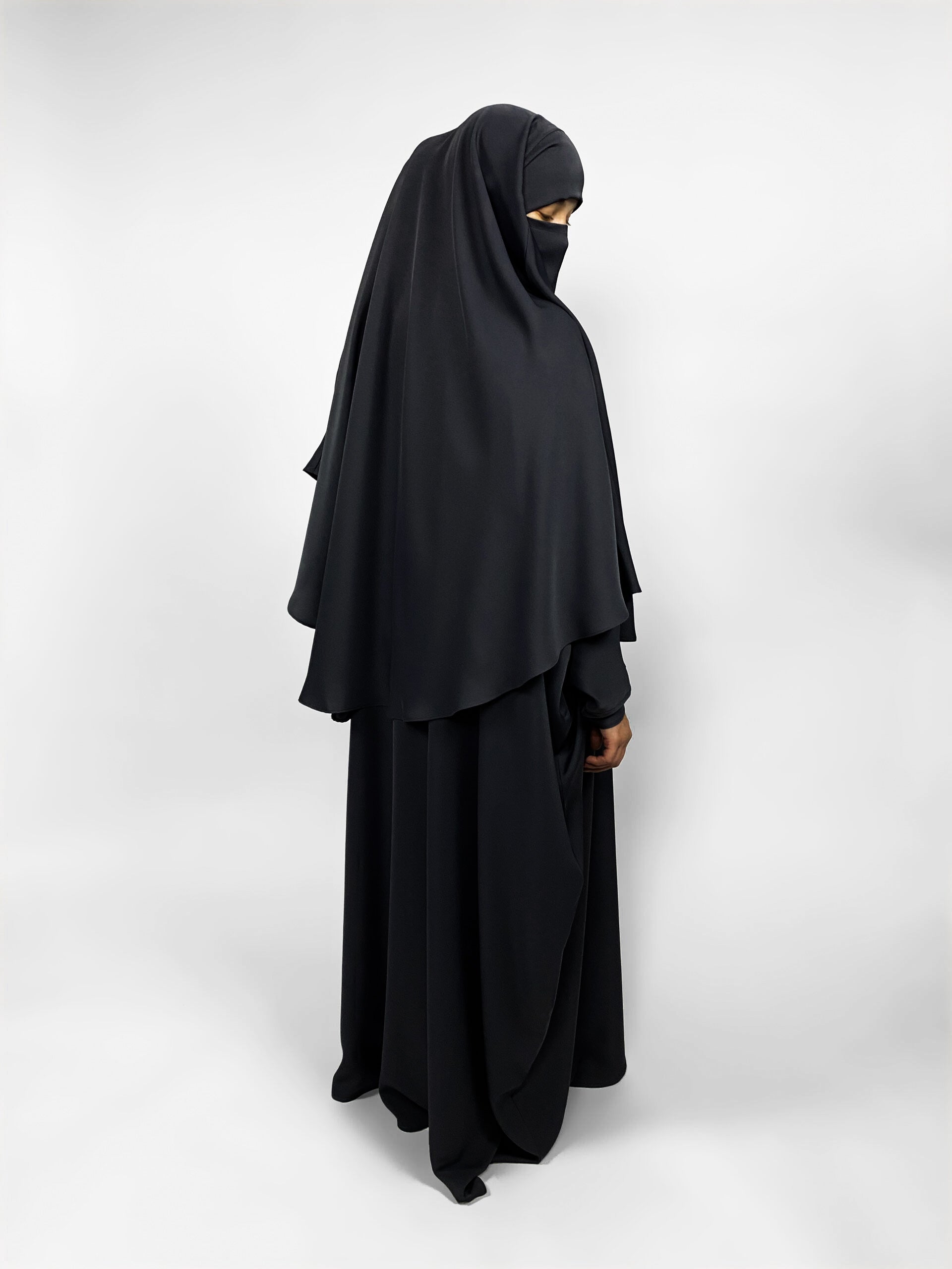Classic Butterfly Abaya | Charcoal
