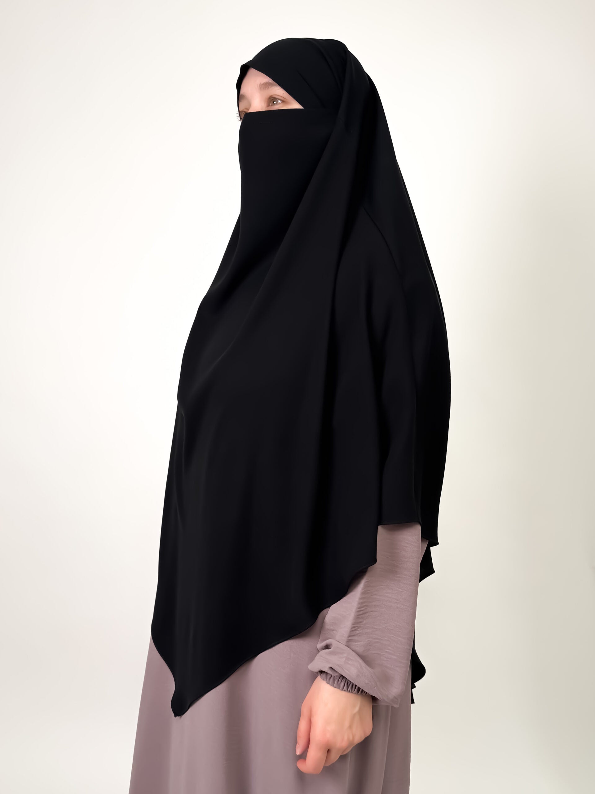 Matte Diamond Khimar | Medium