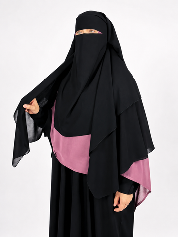 Long 3 Layer Diamond Niqab | Pinch