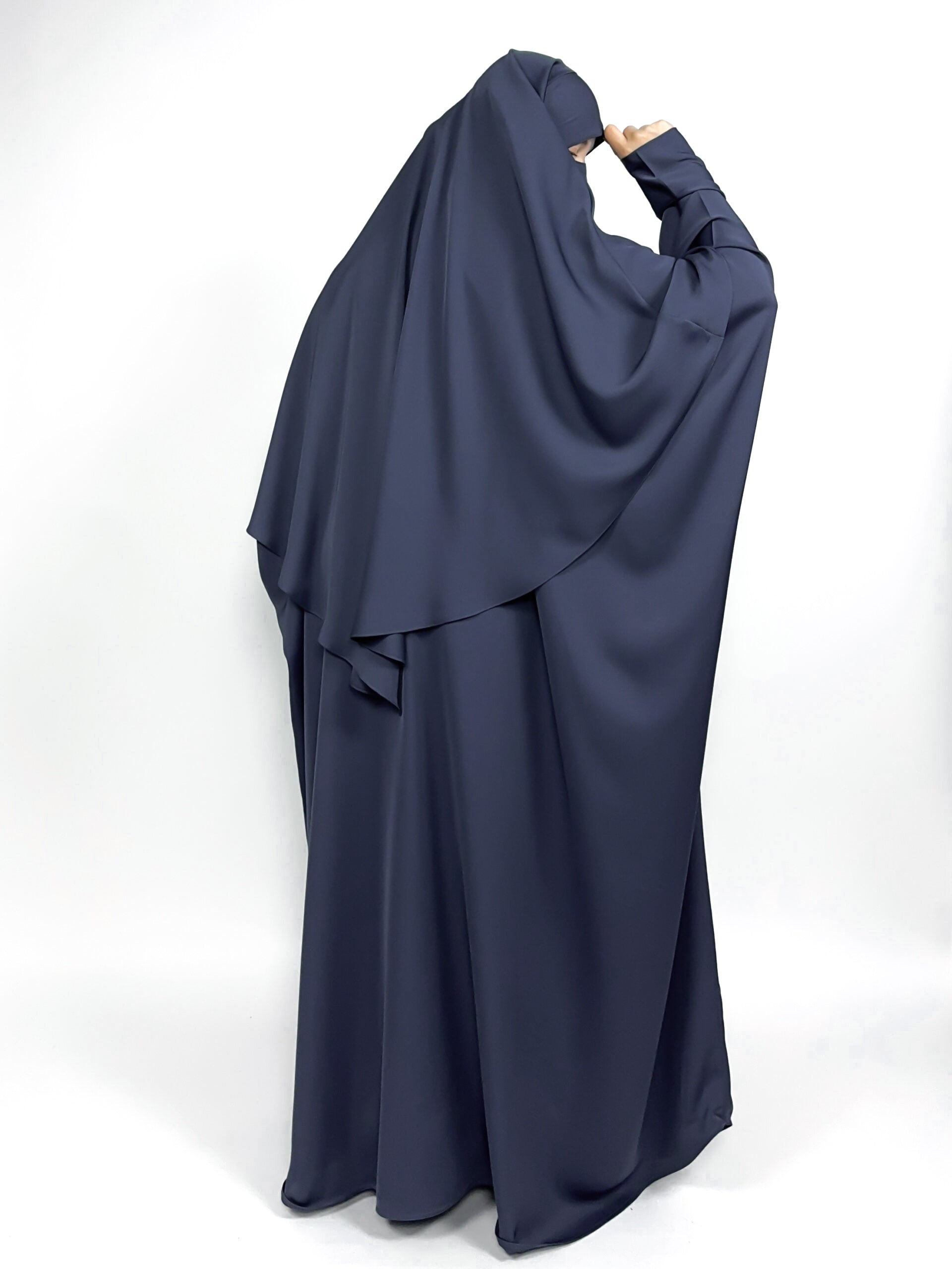 Classic Butterfly Abaya | Midnight Slate
