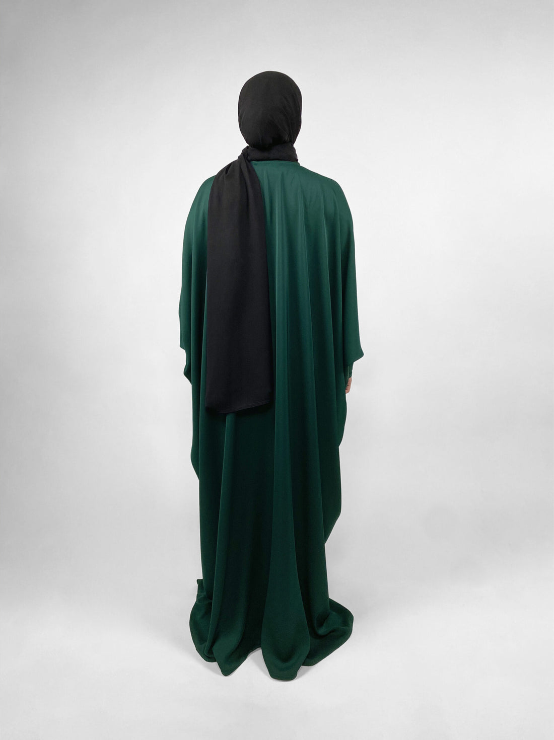 Classic Butterfly Abaya | Emerald Noir