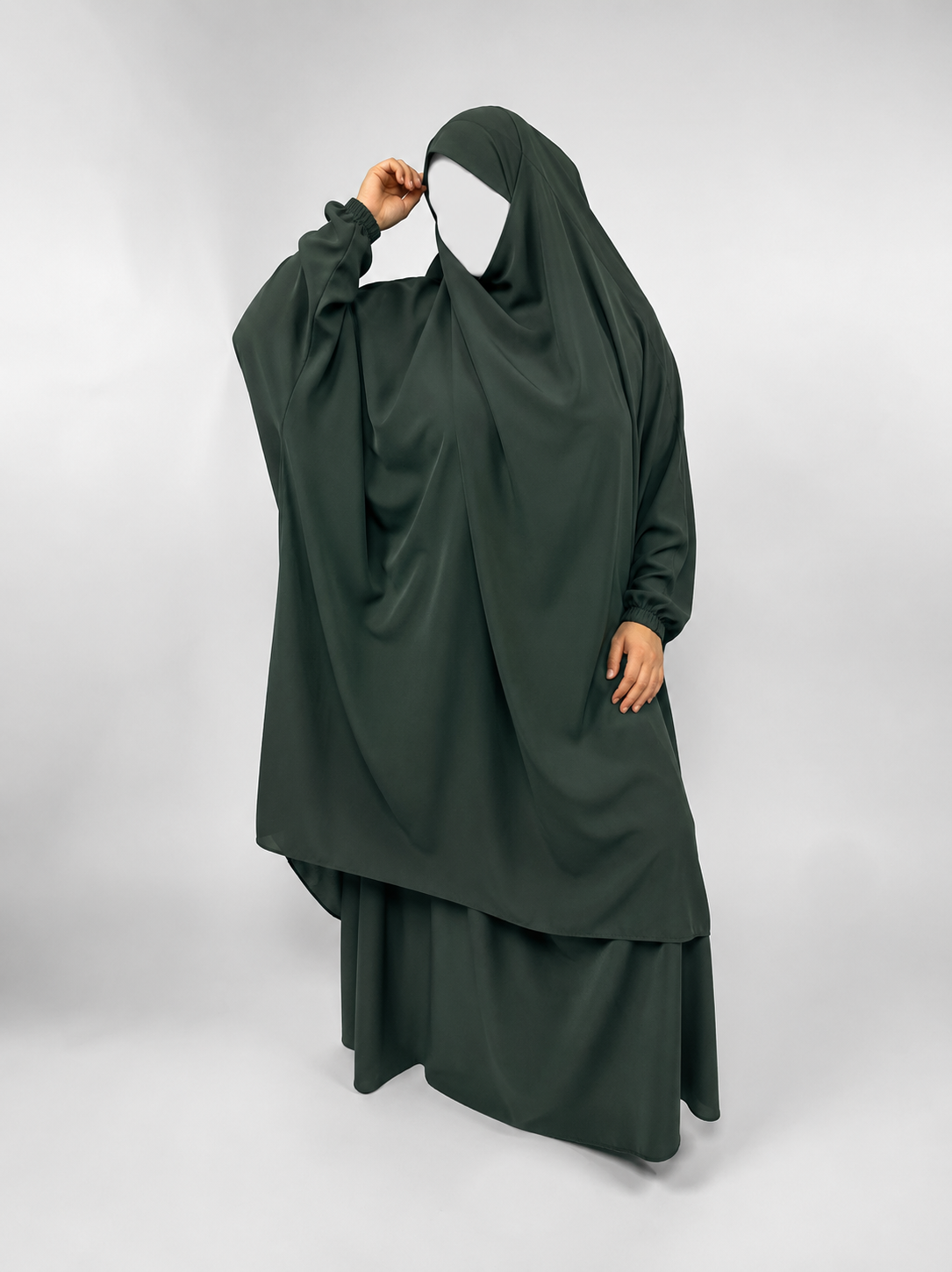 2 Piece Jilbab | Elastic Cuff | Nida