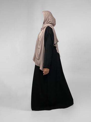 Essential Oversized Abaya | Loose Folded Sleeve | Matte