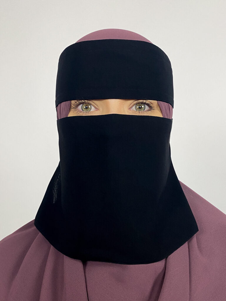 Saudi Niqab | Extra Short | Elasticated Sides