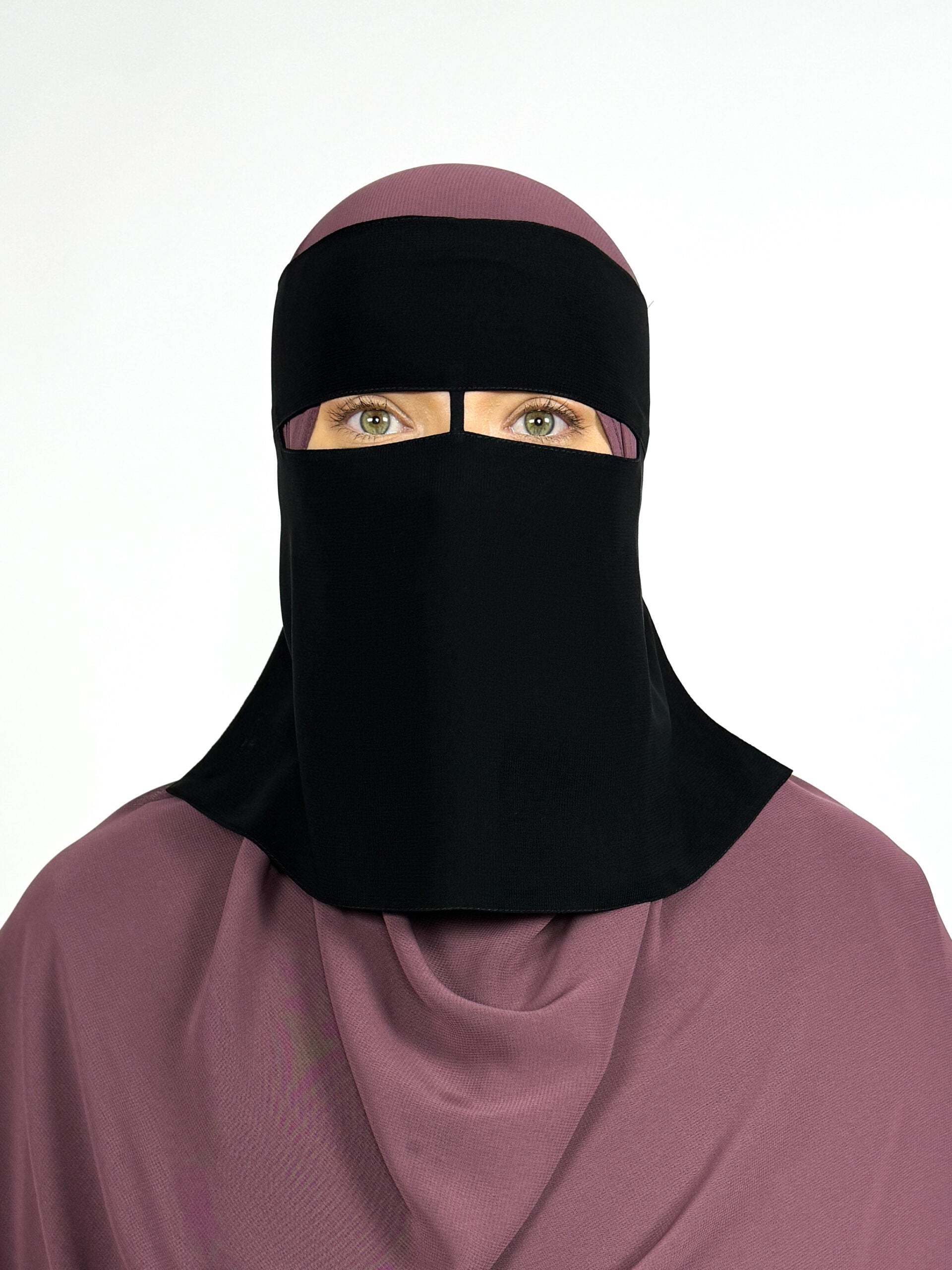 Extra Short 1 Layer Niqab | Thick Nose String