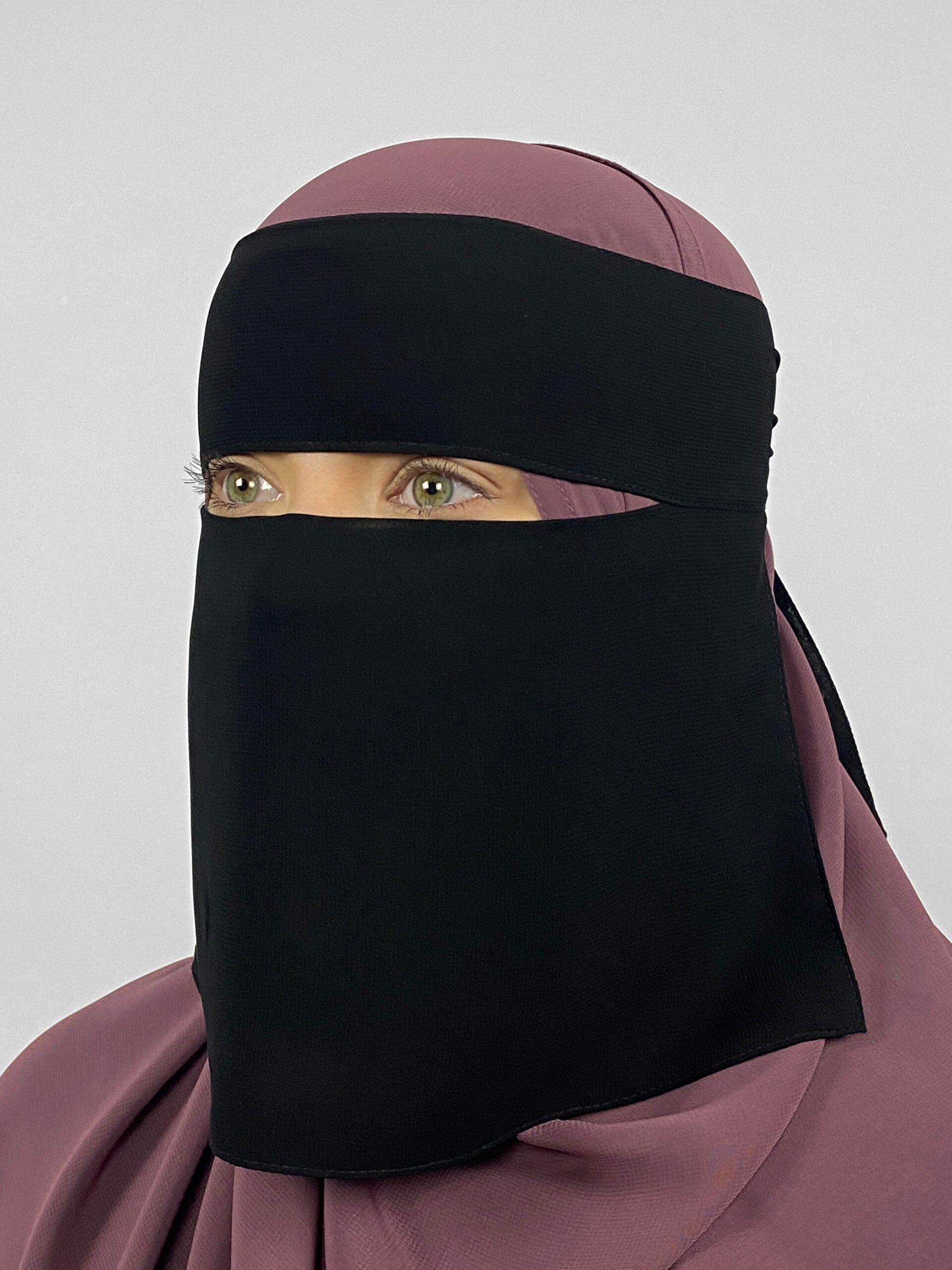 Extra Short 1 Layer Niqab | Pinch