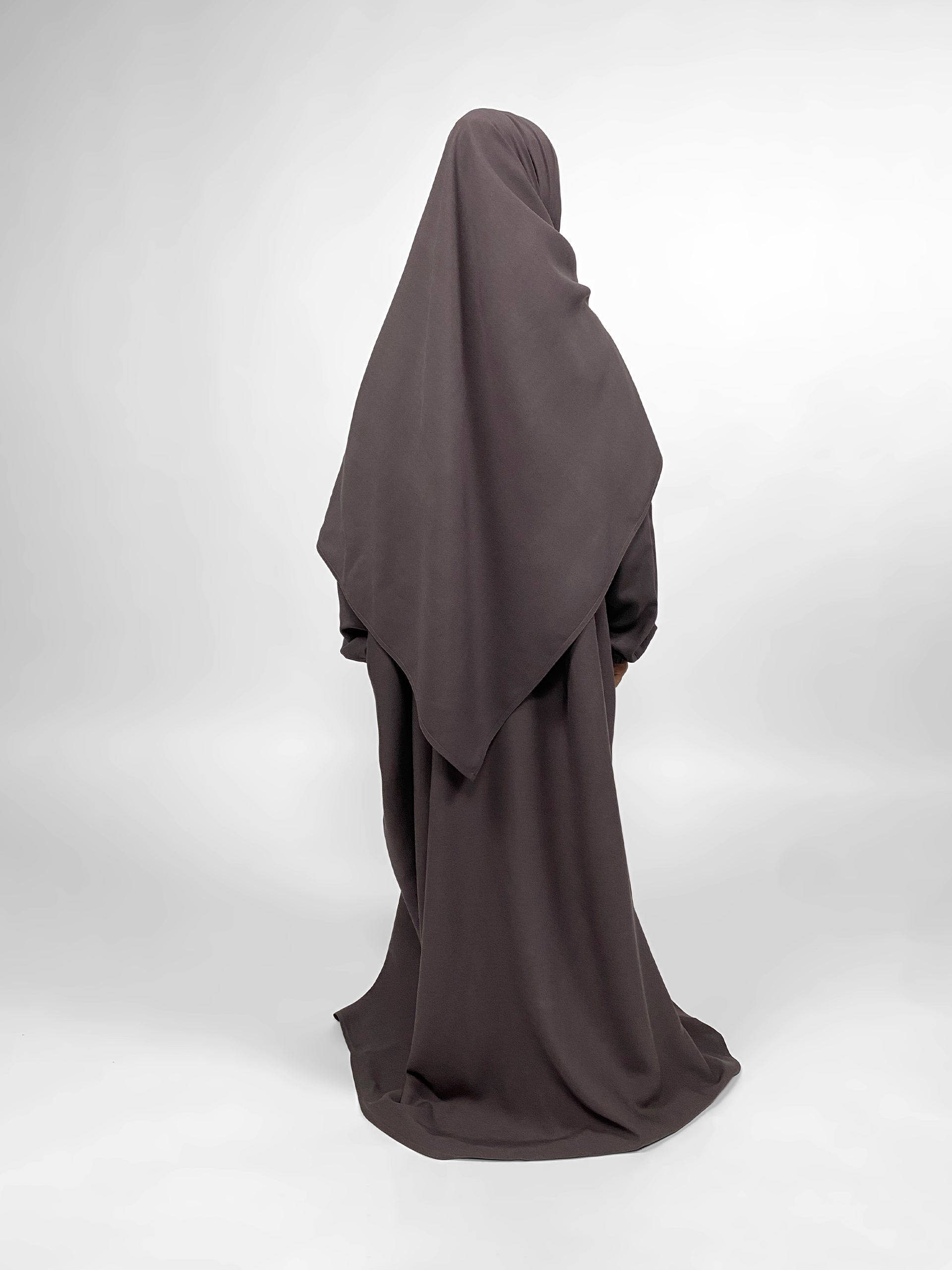 Prayer Abaya with Scarf | Right Handed