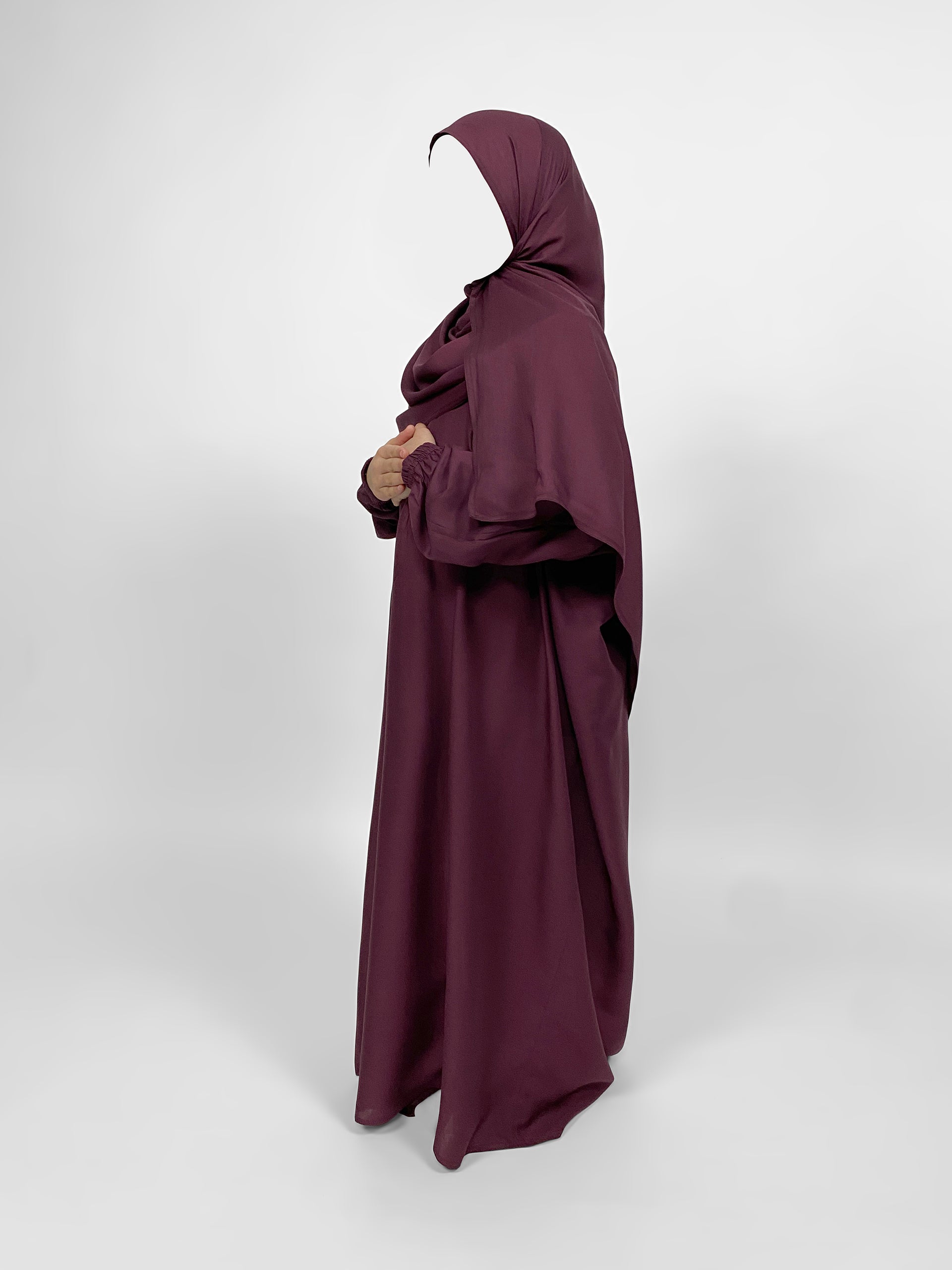 Prayer Abaya with Scarf | Right Handed