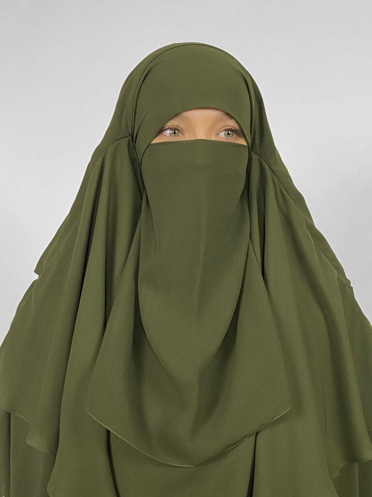 Medium Half Niqab | Tie Back
