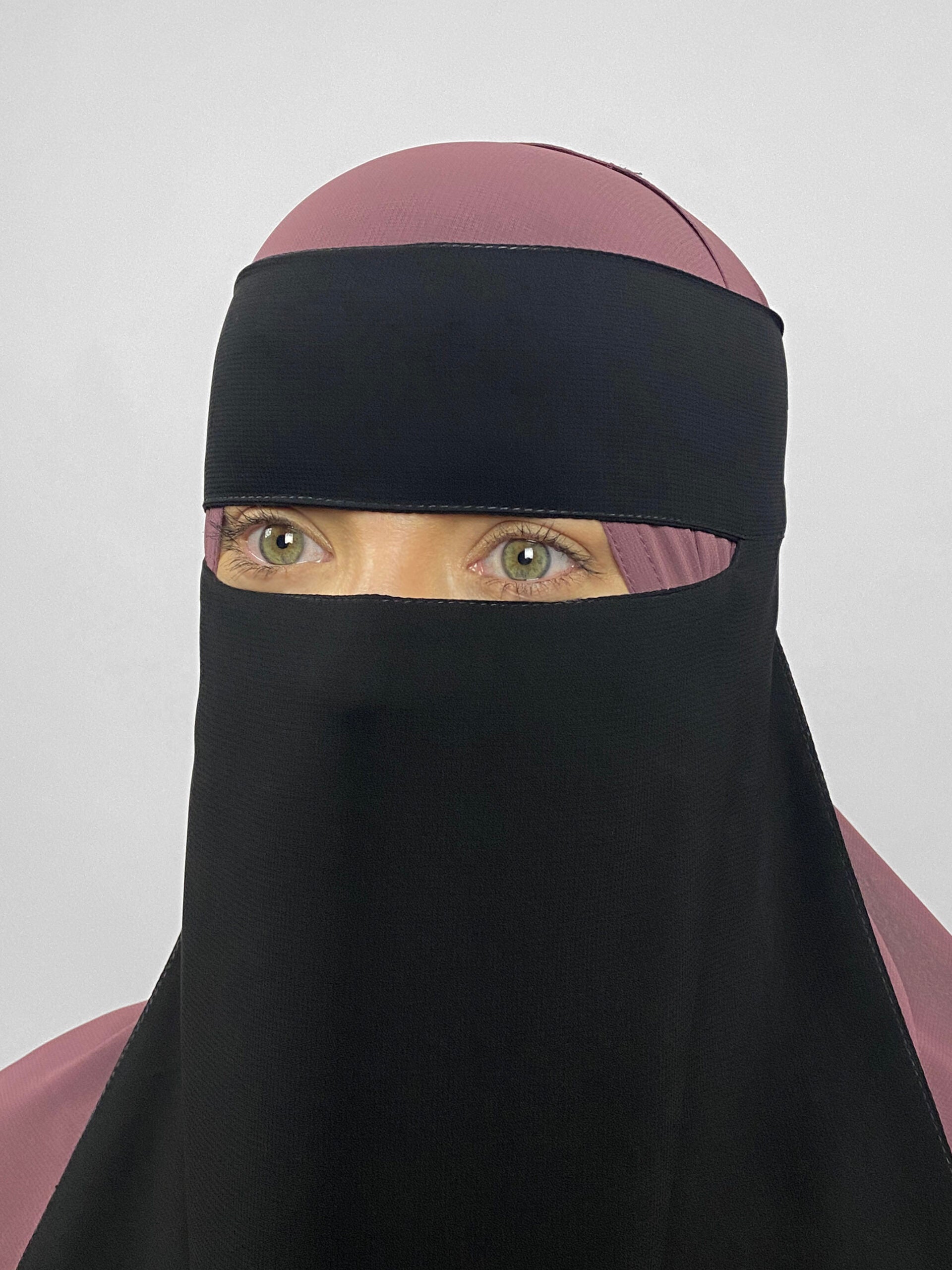 Medium 1 Layer Niqab | No-Pinch