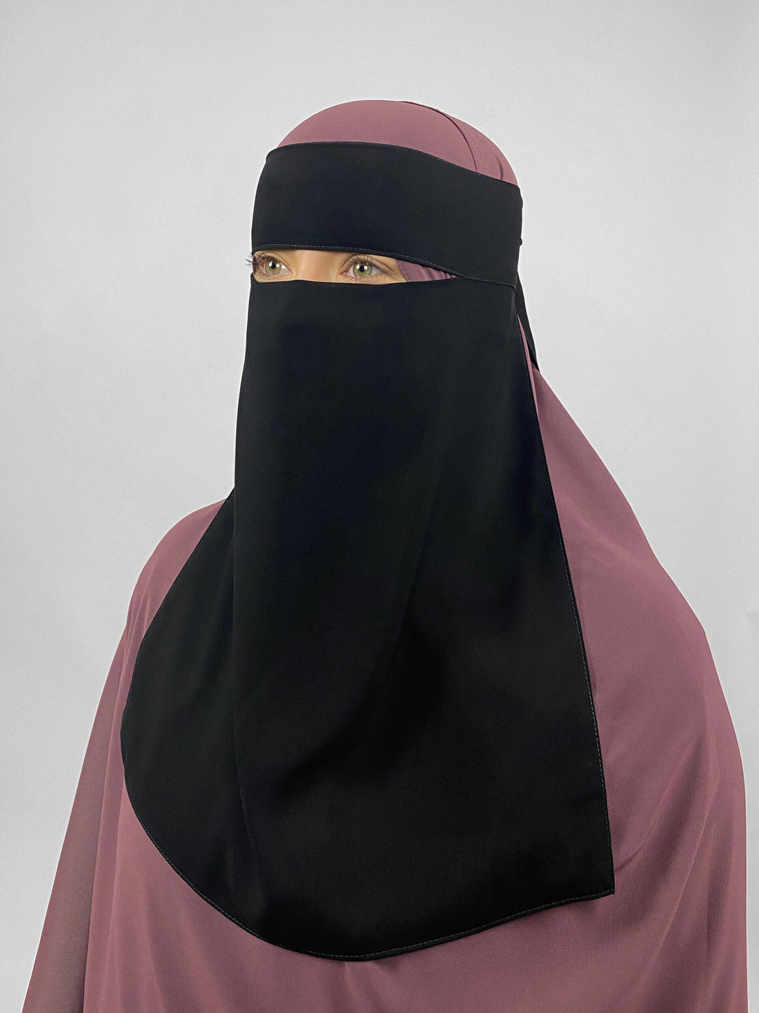 Medium 1 Layer Niqab | Velcro Fastening