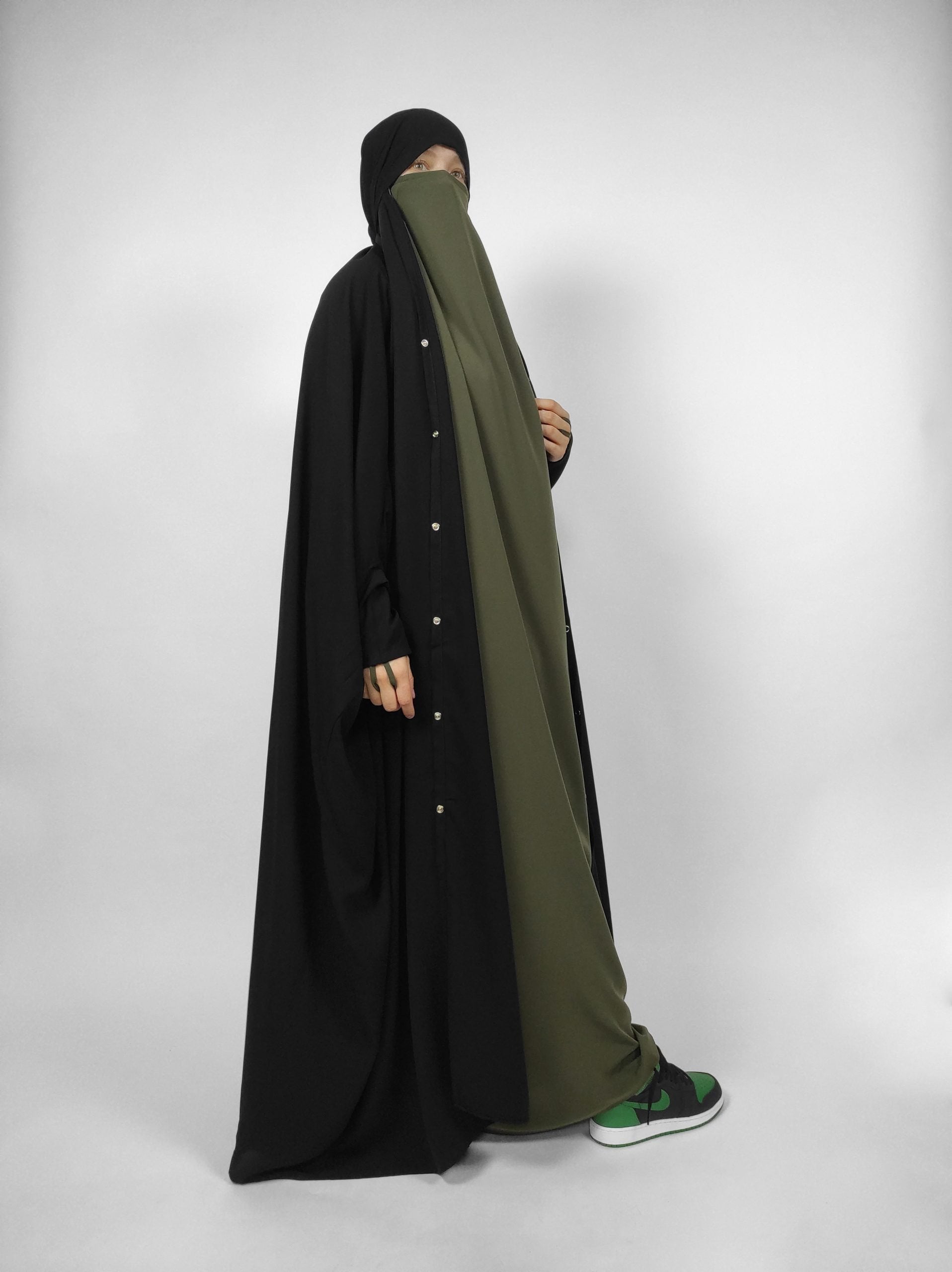 Front Buttoned Jilbab | Matte