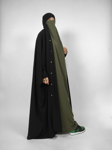 Front Buttoned Jilbab | Matte