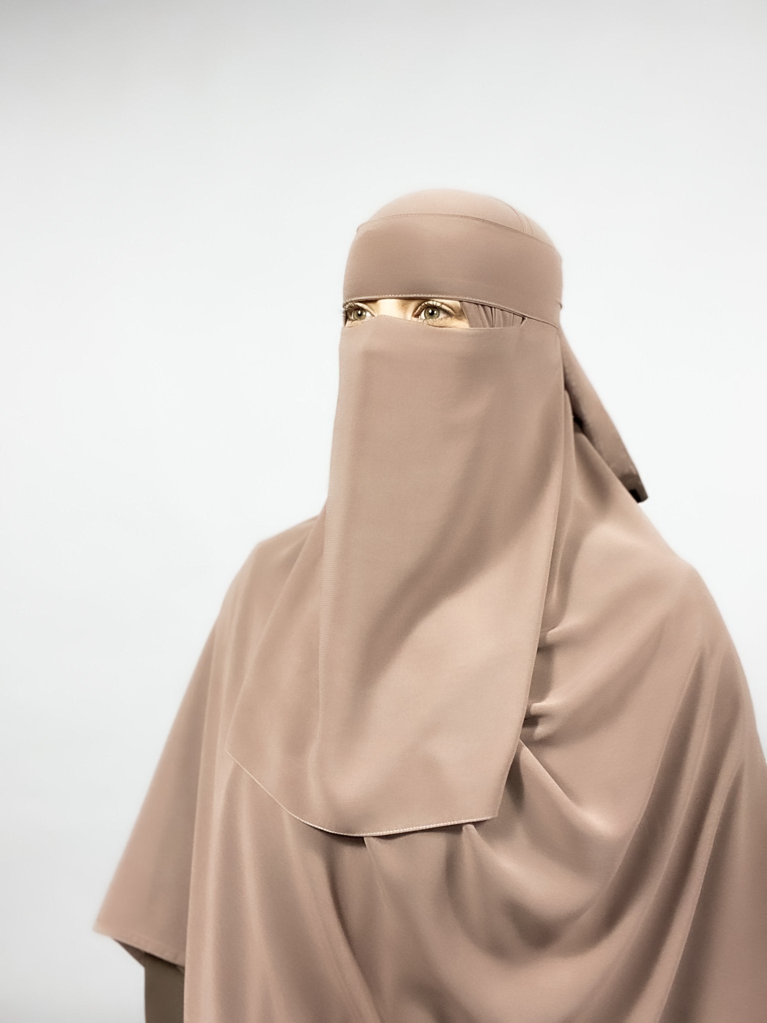 Medium 1 Layer Niqab | No-Pinch