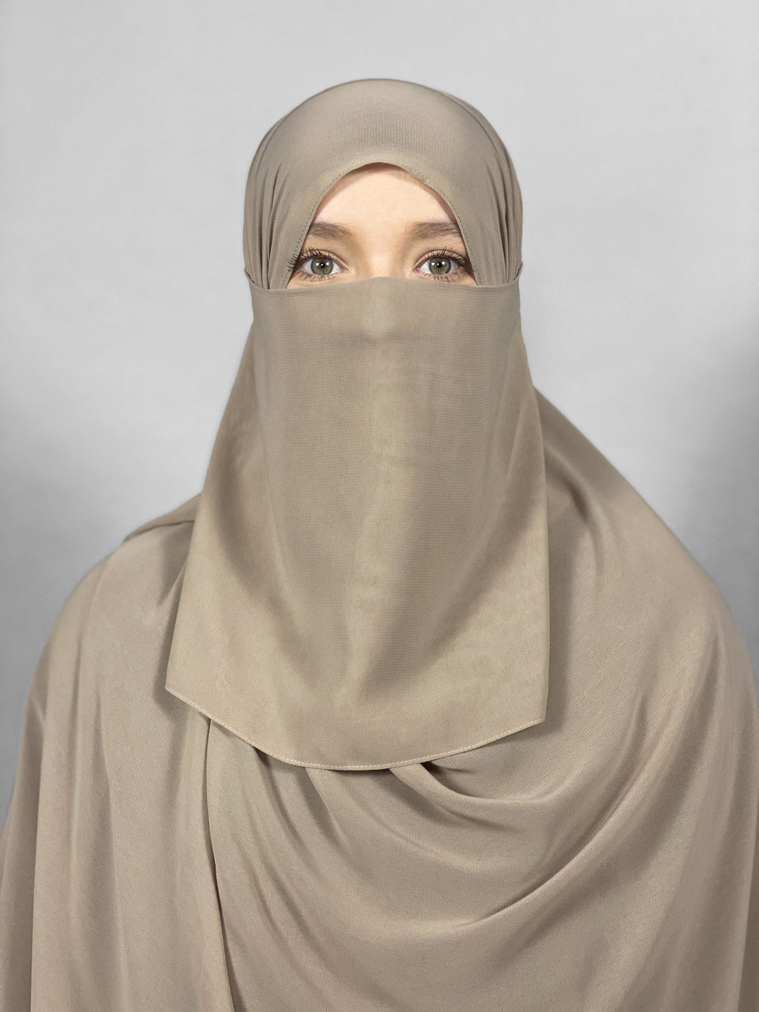 Short Half Niqab | Tie back