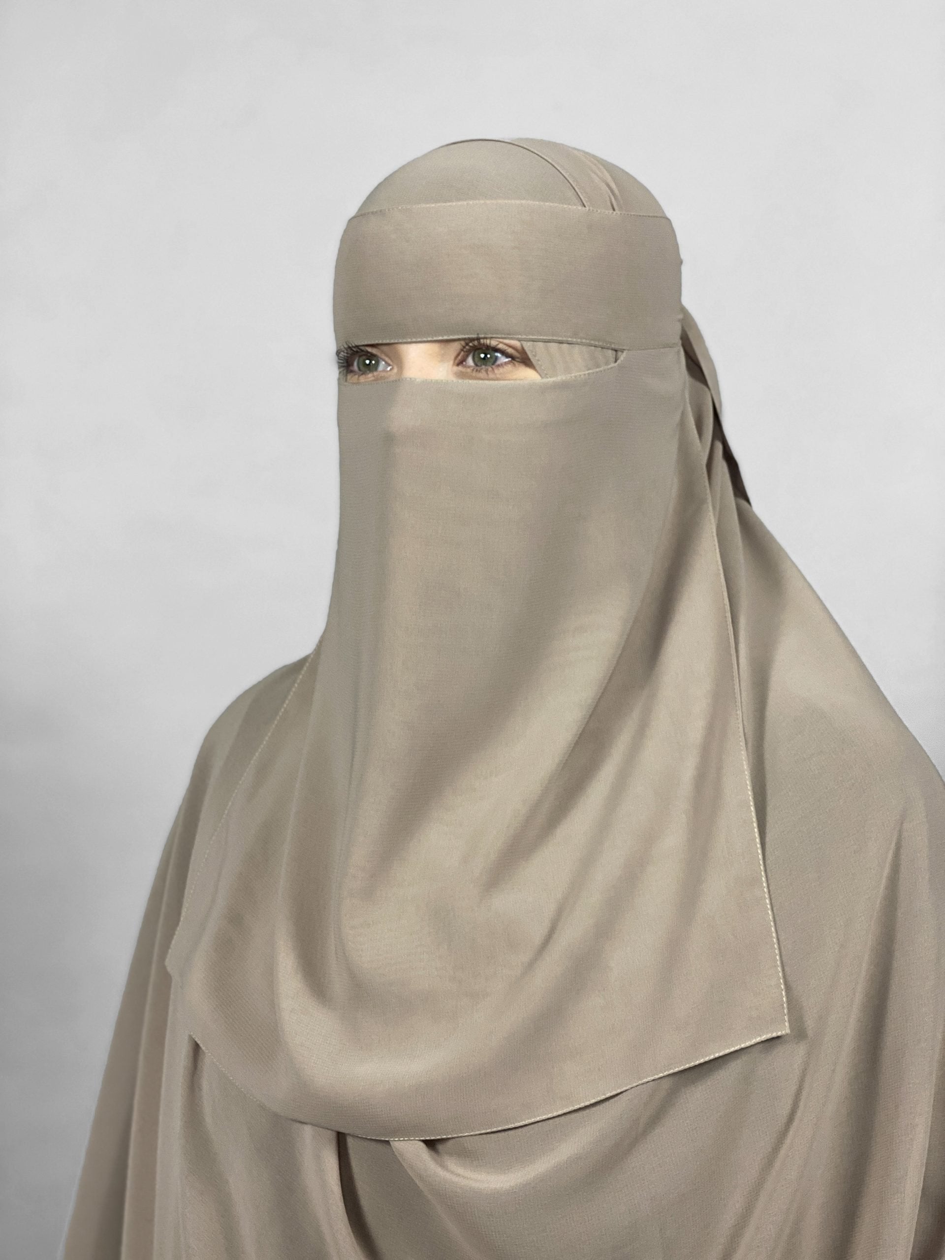 Medium 1 Layer Niqab | No-Pinch