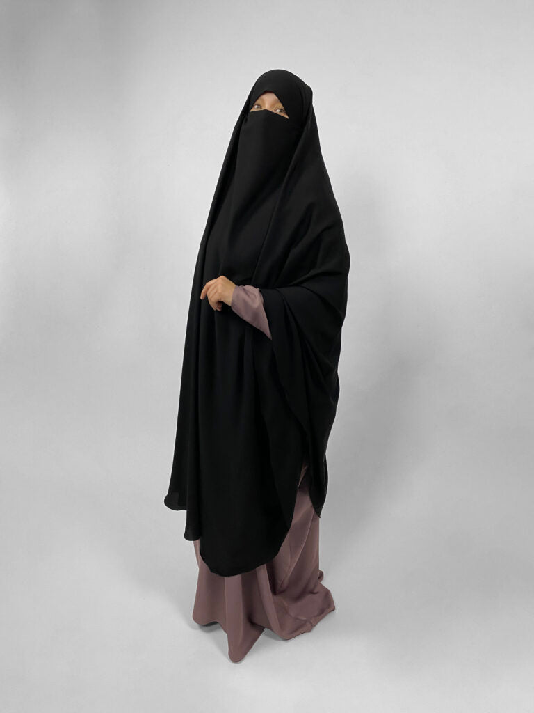Long Diamond Khimar : Matte