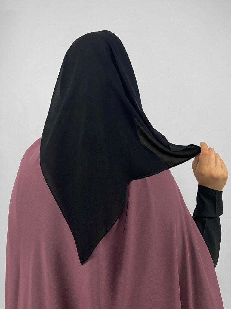 Short 2 Layer Niqab with an Eye Flap