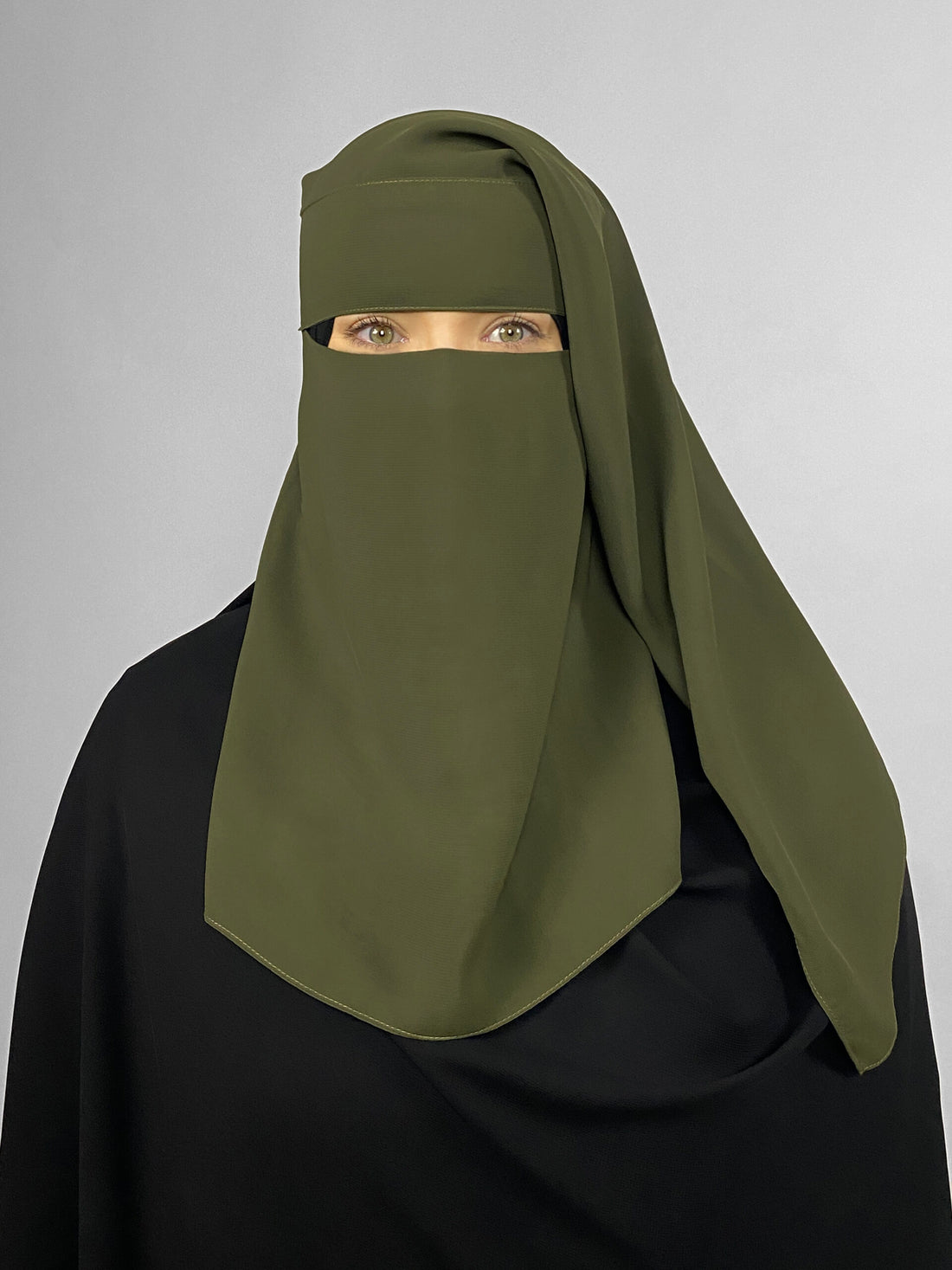 Short 2 Layer Niqab: Pinch