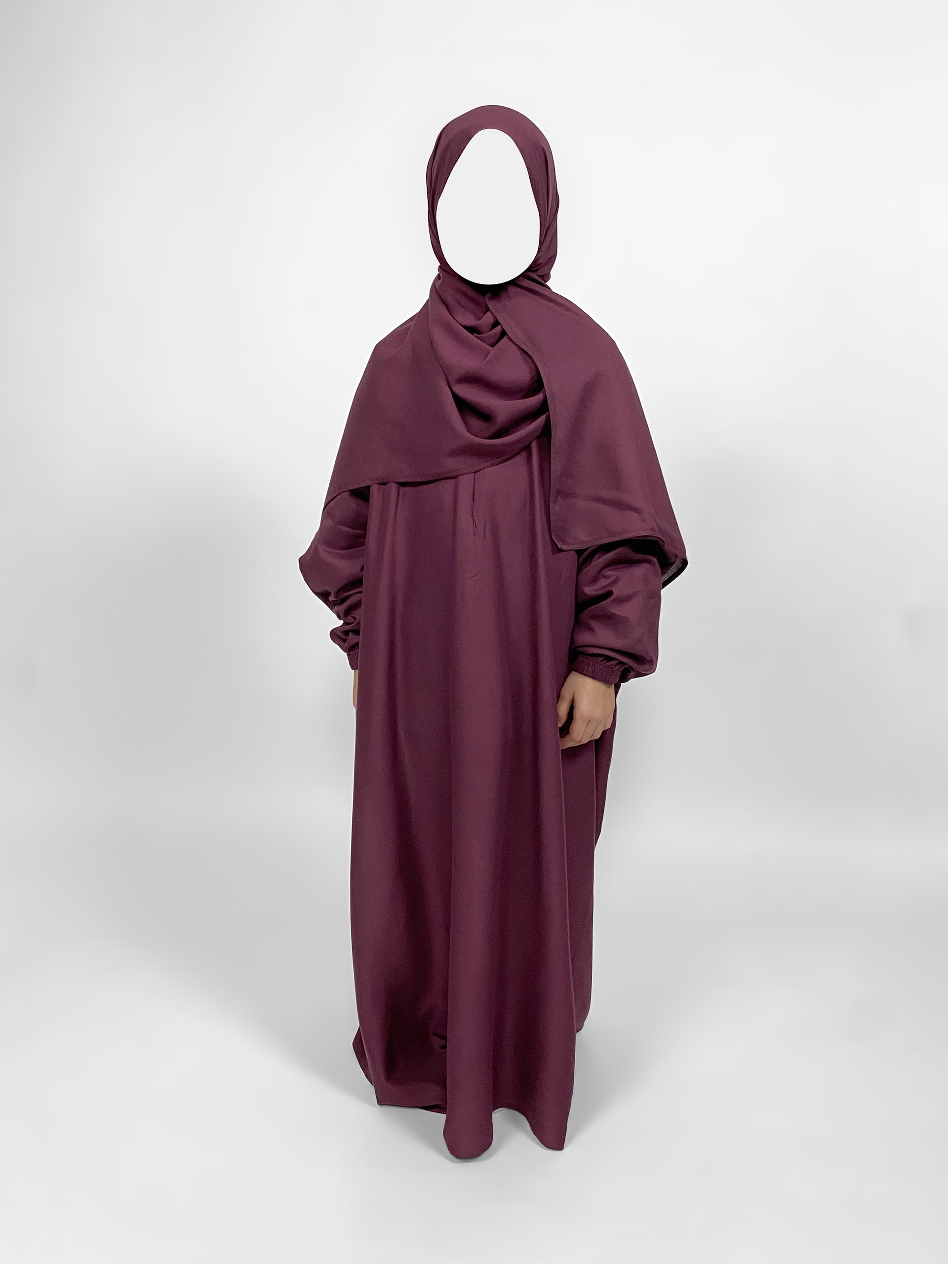 Prayer Abaya with Scarf | Right Handed
