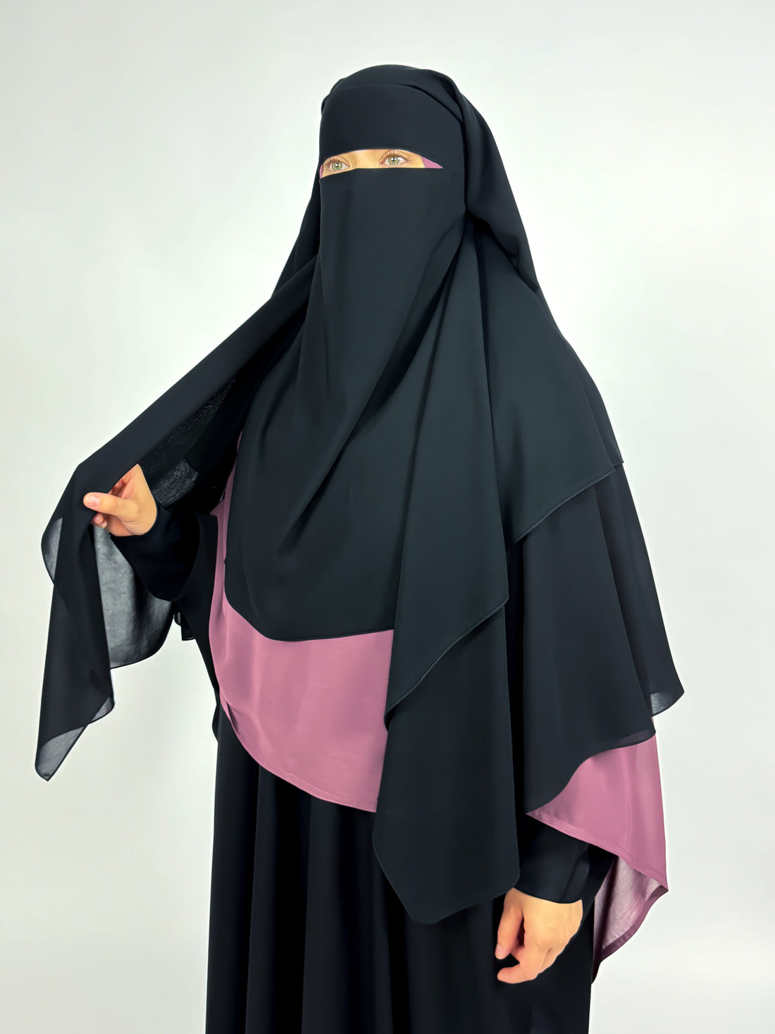 Long 3 Layer Diamond Niqab | Pinch