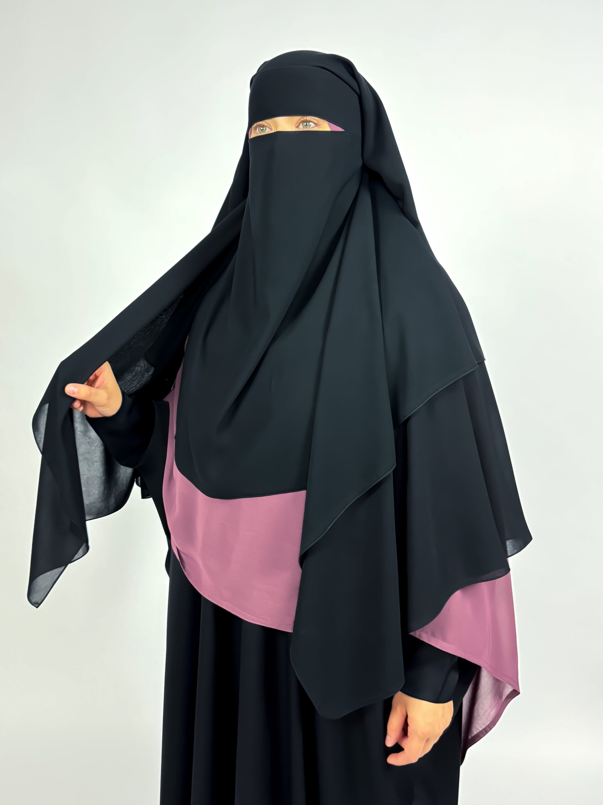 Long 3 Layer Diamond Niqab | Pinch