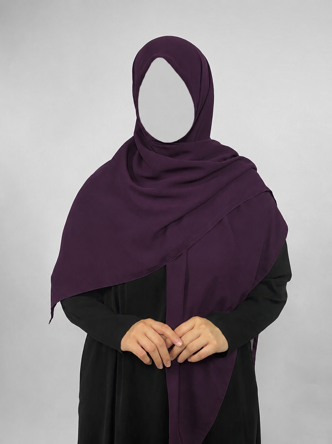Maxi Square Hijab | Extra Large | Purple