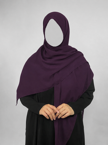 Maxi Square Hijab | Extra Large | Purple
