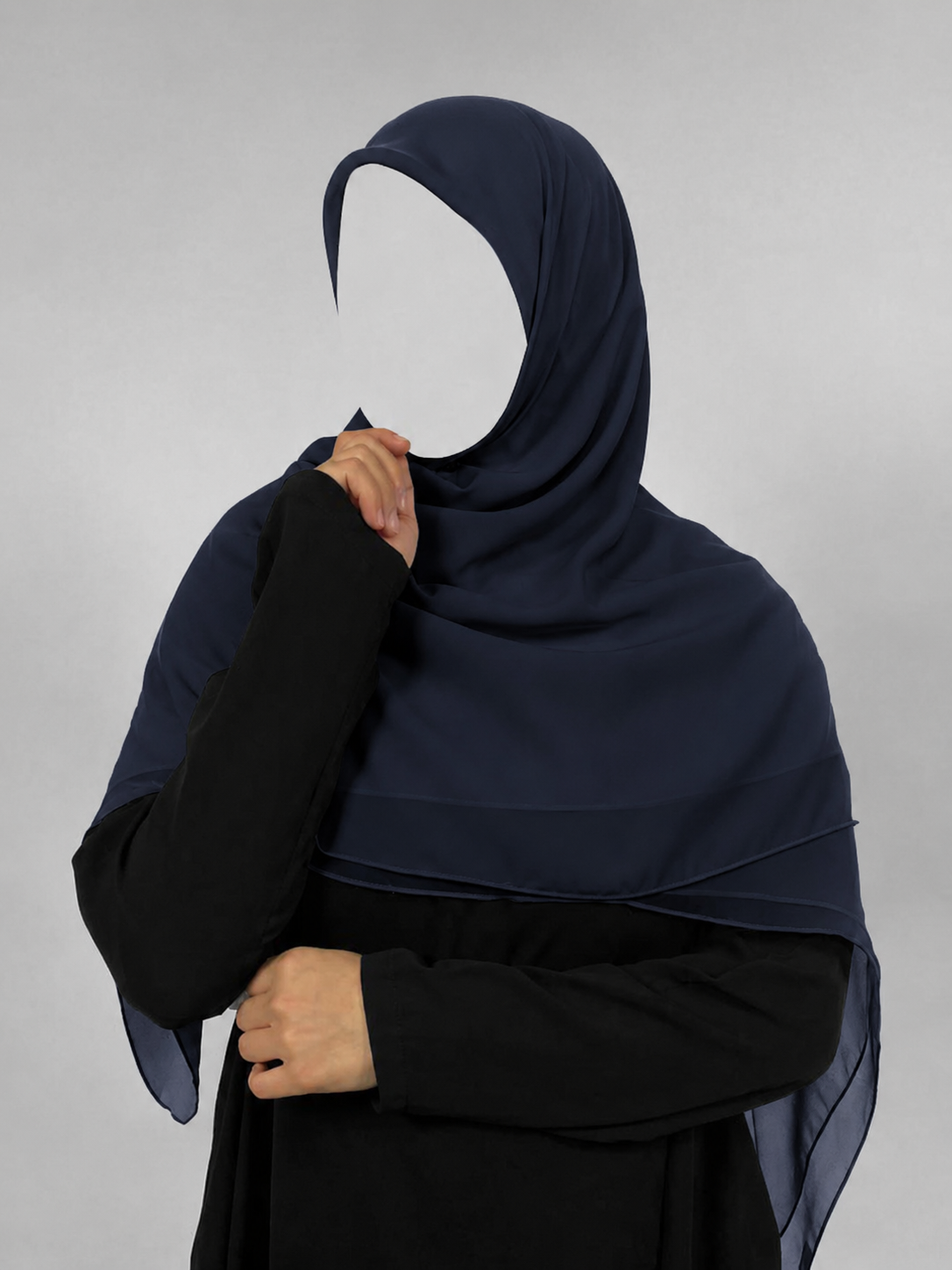 Maxi Square Hijab | Extra Large | Navy