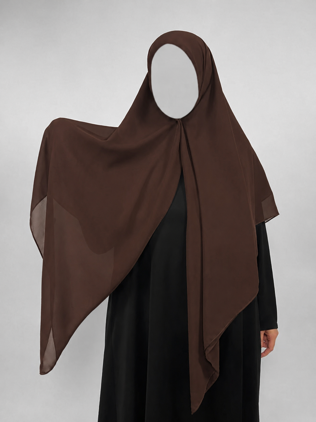 Maxi Square Hijab | Extra Large | Brown